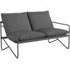 imageNovogratz Wrenn 4Piece Sling and Cushion Conversation Set by The Spanish GreenCharcoal