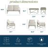 imageNovogratz Wrenn 4Piece Sling and Cushion Conversation Set by The Spanish GreenGreen