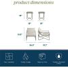 imageNovogratz Wrenn 4Piece Sling and Cushion Conversation Set by The Spanish GreenGreen
