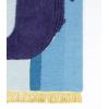 imageNovogratz by Momeni Atticus Noah Hand Made Wool Blue Area Rug 4 X 6Blue