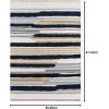 imageNovogratz by Momeni Indio Feliz Hand Woven Wool Area Rug Mustard 2 X 3Navy