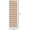 imageNovogratz by Momeni MONTAMTK1NVY5070 Montauk 100 Jute Hand Woven Indoor Area Rug 50quot x 70quot Navy BlueCharcoal