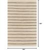imageNovogratz by Momeni MONTAMTK1NVY5070 Montauk 100 Jute Hand Woven Indoor Area Rug 50quot x 70quot Navy BlueCharcoal