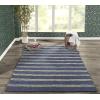 imageNovogratz by Momeni MONTAMTK1NVY5070 Montauk 100 Jute Hand Woven Indoor Area Rug 50quot x 70quot Navy BlueNavy