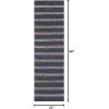 imageNovogratz by Momeni MONTAMTK1NVY5070 Montauk 100 Jute Hand Woven Indoor Area Rug 50quot x 70quot Navy BlueNavy