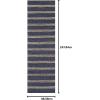 imageNovogratz by Momeni MONTAMTK1NVY5070 Montauk 100 Jute Hand Woven Indoor Area Rug 50quot x 70quot Navy BlueNavy
