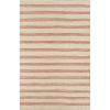 imageNovogratz by Momeni MONTAMTK1NVY5070 Montauk 100 Jute Hand Woven Indoor Area Rug 50quot x 70quot Navy BlueTerra Cott