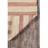 imageNovogratz by Momeni MONTAMTK1NVY5070 Montauk 100 Jute Hand Woven Indoor Area Rug 50quot x 70quot Navy BlueTerra Cott