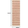imageNovogratz by Momeni MONTAMTK1NVY5070 Montauk 100 Jute Hand Woven Indoor Area Rug 50quot x 70quot Navy BlueTerra Cott
