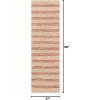 imageNovogratz by Momeni MONTAMTK1NVY5070 Montauk 100 Jute Hand Woven Indoor Area Rug 50quot x 70quot Navy BlueTerra Cott