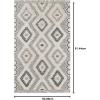 imageNovogratz by Momeni Rugs Indio 100 Wool Hand Made Contemporary Area Rug 2 X 3 Black INDIOIND5BLK20302 x 3 Rectangular