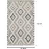 imageNovogratz by Momeni Rugs Indio 100 Wool Hand Made Contemporary Area Rug 2 X 3 Black INDIOIND5BLK20303 x 5 Rectangular
