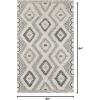 imageNovogratz by Momeni Rugs Indio 100 Wool Hand Made Contemporary Area Rug 2 X 3 Black INDIOIND5BLK20305 x 7 Rectangular