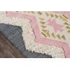 imageNovogratz by Momeni Rugs Indio 100 Wool Hand Made Contemporary Area Rug 2 X 3 Pink INDIOIND1PNK2030Pink