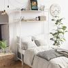 imageNovogratz Beverly OverTheBed Storage for Twin ampamp XL Twin Beds Blonde OakWhite