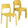 imageNovogratz Chandler Dining Chairs IndoorOutdoor 4Pack French BlueYellow