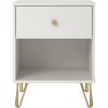 imageNovogratz Finley White Nightstand