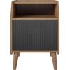 imageNovogratz Magnolia End Table WalnutBlack