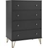 imageNovogratz Owen 4 Drawer Dresser Black