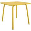 imageNovogratz Poolside Gossip Collection June Square Dining Table YellowYellow