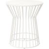 imageNovogratz Poolside Gossip Roberta OutdoorIndoor Side Table CharcoalWhite