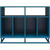 imageNovogratz Regal Double Wide Record StationAccent Cabinet Blue