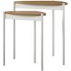 imageNovogratz Tallulah Nesting Tables WalnutGrayWhite