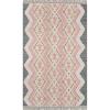 imageNovogratz by Momeni Rugs Indio 100 Wool Hand Made Contemporary Area Rug 2 X 3 Pink INDIOIND1PNK2030Pink