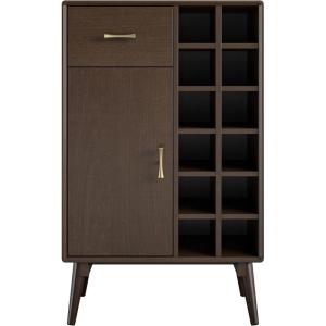 imageNovogratz Brittany Bar Cabinet WalnutBar Cabinet