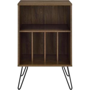 imageNovogratz Concord Turntable Stand with Drawers WalnutWalnut