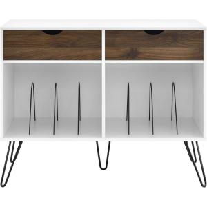imageNovogratz Concord Turntable Stand with Drawers White