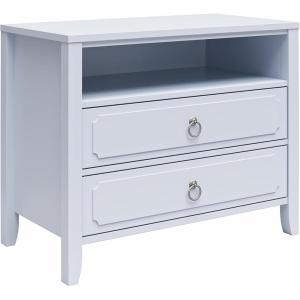imageNovogratz Her Majesty 2Drawer Nightstand Dusty RosePowder Blue