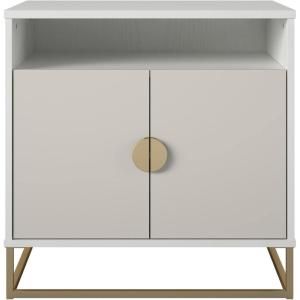 imageNovogratz Kelly Accent Cabinet WhiteTaupe