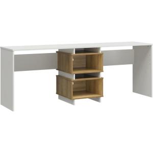 imageNovogratz Nelson 2Way Desk Black OakWhite