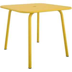 imageNovogratz Poolside Gossip Collection June Square Dining Table YellowYellow
