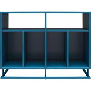 imageNovogratz Regal Double Wide Record StationAccent Cabinet Blue