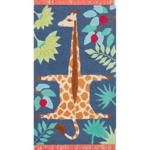 imageNovogratz by Momeni Atticus Gia Hand Made Wool Navy Area Rug 3 X 5Navy