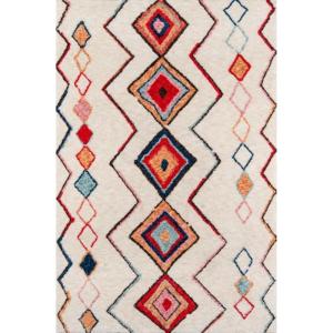 imageNovogratz by Momeni BUNGLBUN6MTI3656 Bungalow Collection Olivia Area Rug 36quot x 56quot Multicolor9 x 12 Rectangular