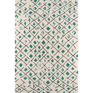 imageNovogratz by Momeni Bungalow Green Runner Area Rug 23quot x 80quot76 x 96 Rectangular