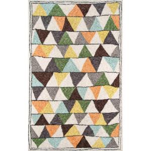 imageNovogratz by Momeni Bungalow Multicolor Tri Runner Area Rug 23quot x 80quot76 x 96 Rectangular