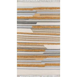 imageNovogratz by Momeni Indio Feliz Hand Woven Wool Area Rug Mustard 2 X 3Mustard
