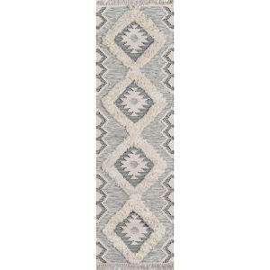 imageNovogratz by Momeni Rugs Indio 100 Wool Hand Made Contemporary Area Rug 2 X 3 Black INDIOIND5BLK203023 X 710 Runner