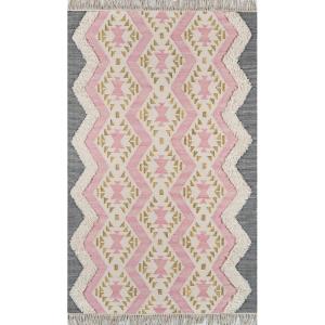 imageNovogratz by Momeni Rugs Indio 100 Wool Hand Made Contemporary Area Rug 2 X 3 Pink INDIOIND1PNK2030Pink
