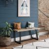 imageNovogratz 1922872COM Palomino Asymmetrical Entryway Black Bench