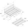 imageNovogratz Bright Pop Full Metal Daybed with Twin Trundle Bed BlackBlack