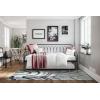 imageNovogratz Bright Pop Full Metal Daybed with Twin Trundle Bed BlackBlack