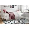 imageNovogratz Bright Pop Full Metal Daybed with Twin Trundle Bed BlackOff White