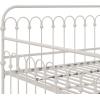 imageNovogratz Bright Pop Full Metal Daybed with Twin Trundle Bed BlackOff White
