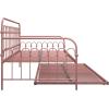 imageNovogratz Bright Pop Full Metal Daybed with Twin Trundle Bed BlackTwinTwin