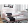 imageNovogratz Bright Pop Full Metal Daybed with Twin Trundle Bed BlackTwinTwin